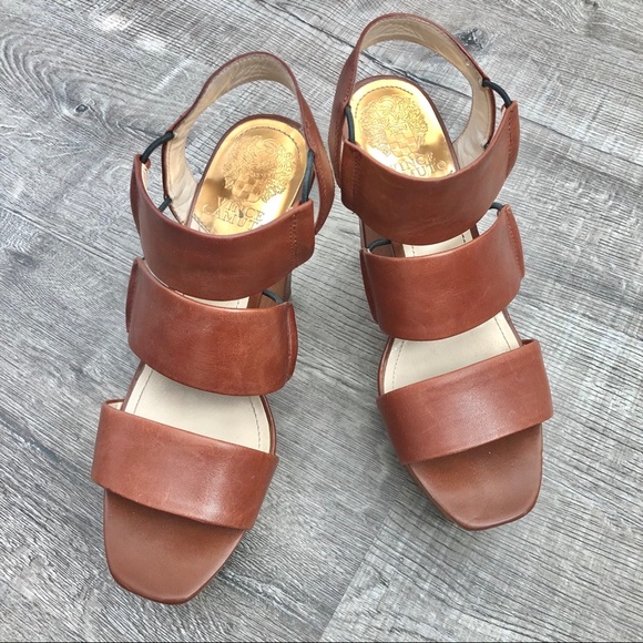 Vince Camuto Niskera Leather Super Wedge! - Picture 2 of 8